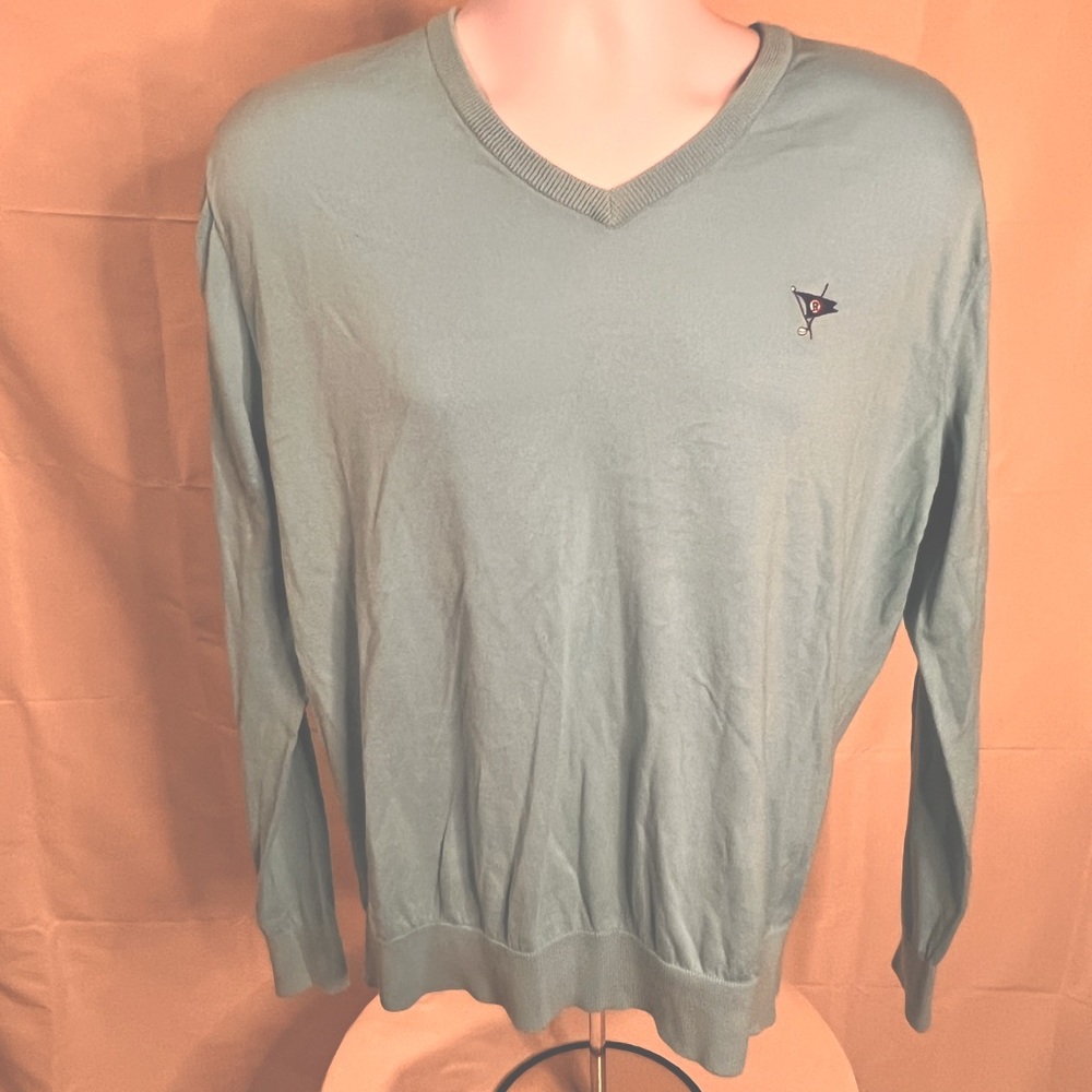 Mens Polo Golf Ralph Lauren Cotton Pima VNeck Sweater